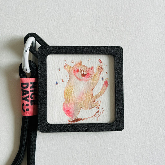 4 Original Celebrate Cats Painting