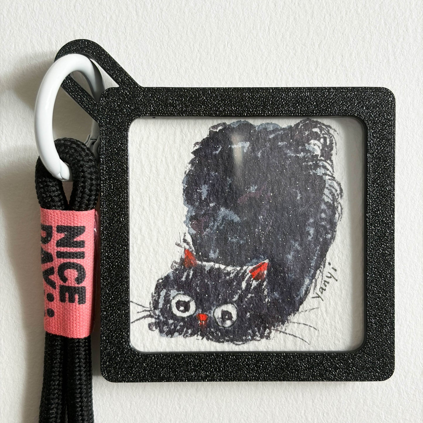 4 Original Black Cats Watercolor Painting
