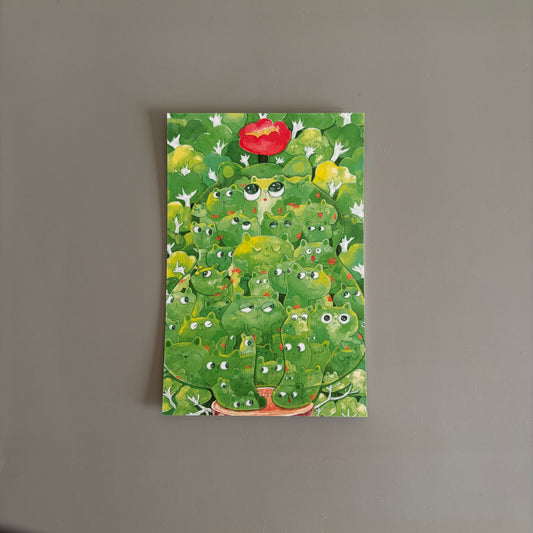 Postcard-Wait for the flowers to bloom